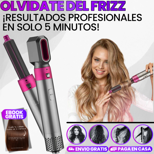 GlowBreeze® - Secador premium 5 en 1 + Ebook de REGALO